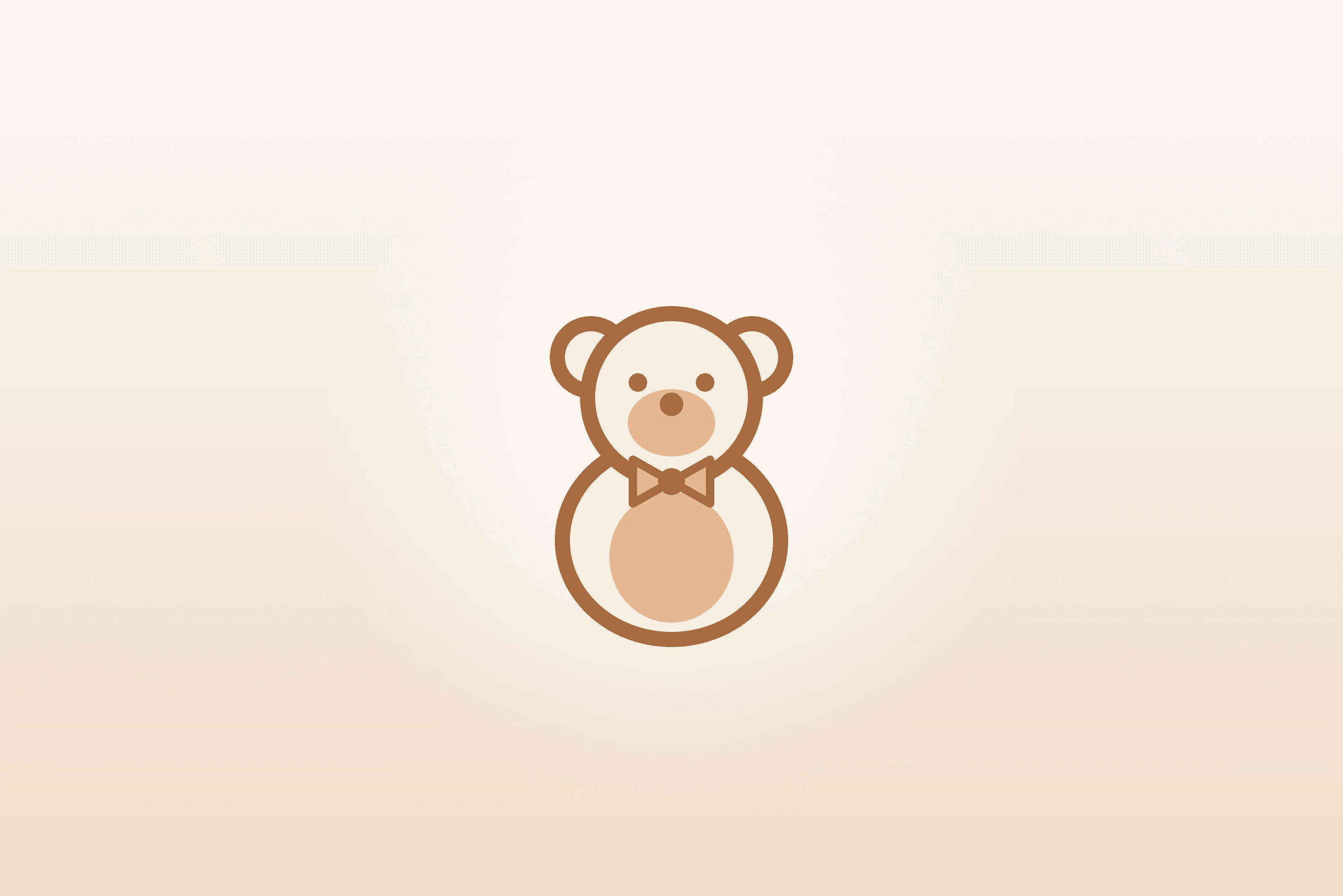 Illustration of a soft keepsake teddy bear with a bow