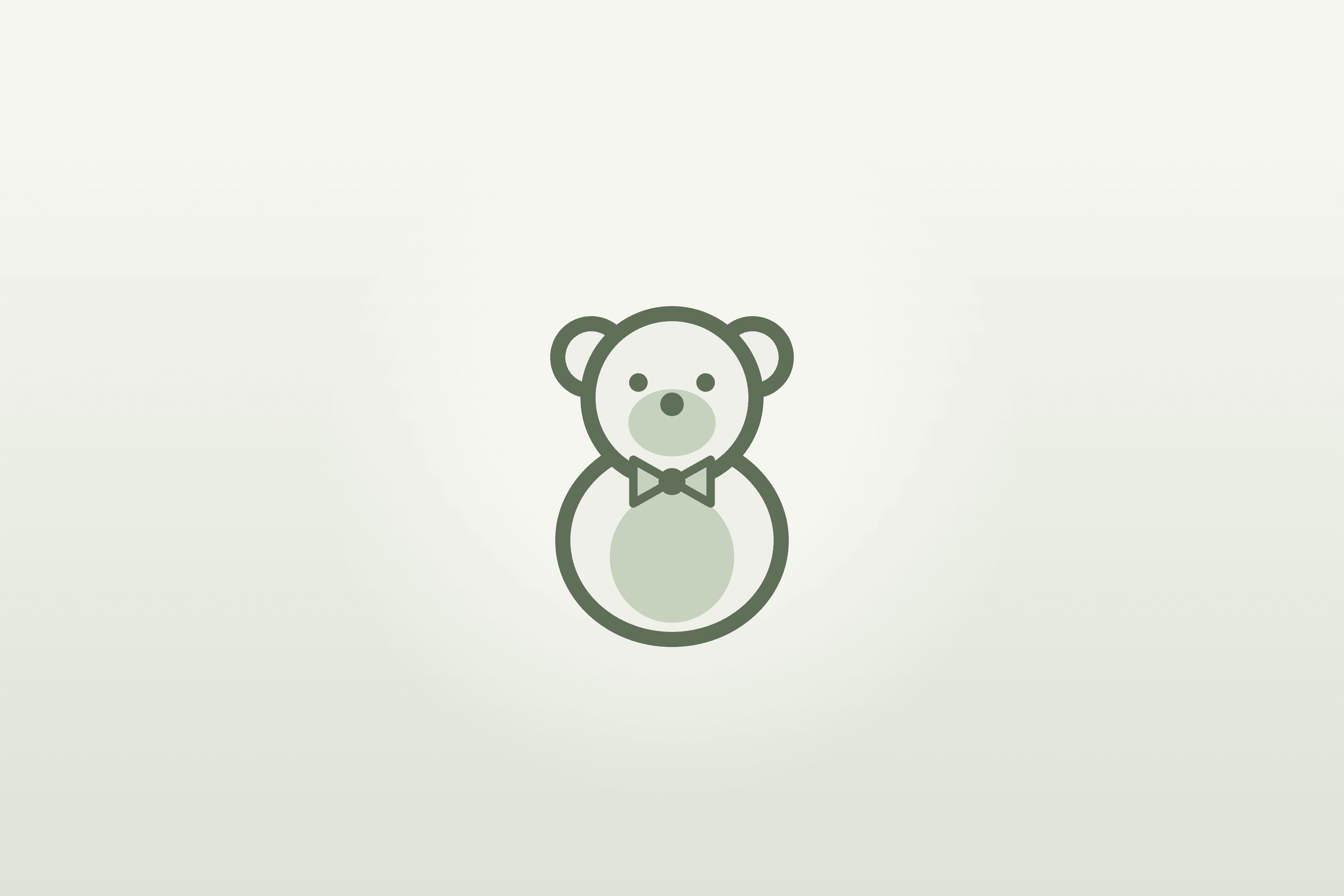 Illustration of a soft keepsake teddy bear with a bow